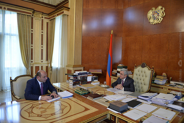 Suren Karayan. goal is to bring in the coming five years the share of exports in the GDP structure up to 45%