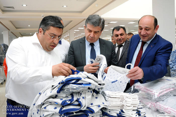 Karen Karapetyan visited Alex Textile