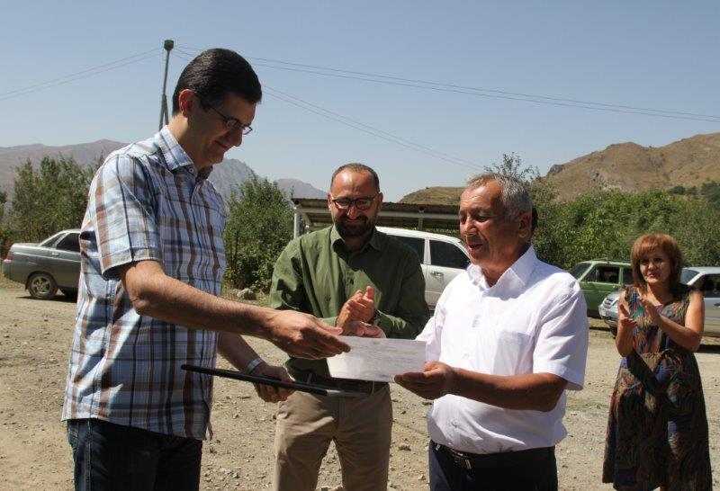 Vivacell-MTS. Outdoor lighting system in Vardahovit community