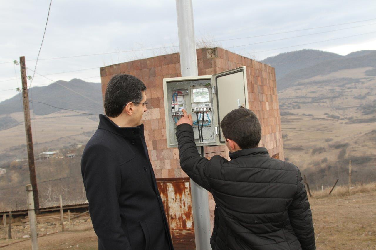 Vivacell-MTS: The second stage of street illumination program in borderland Dovegh community completed