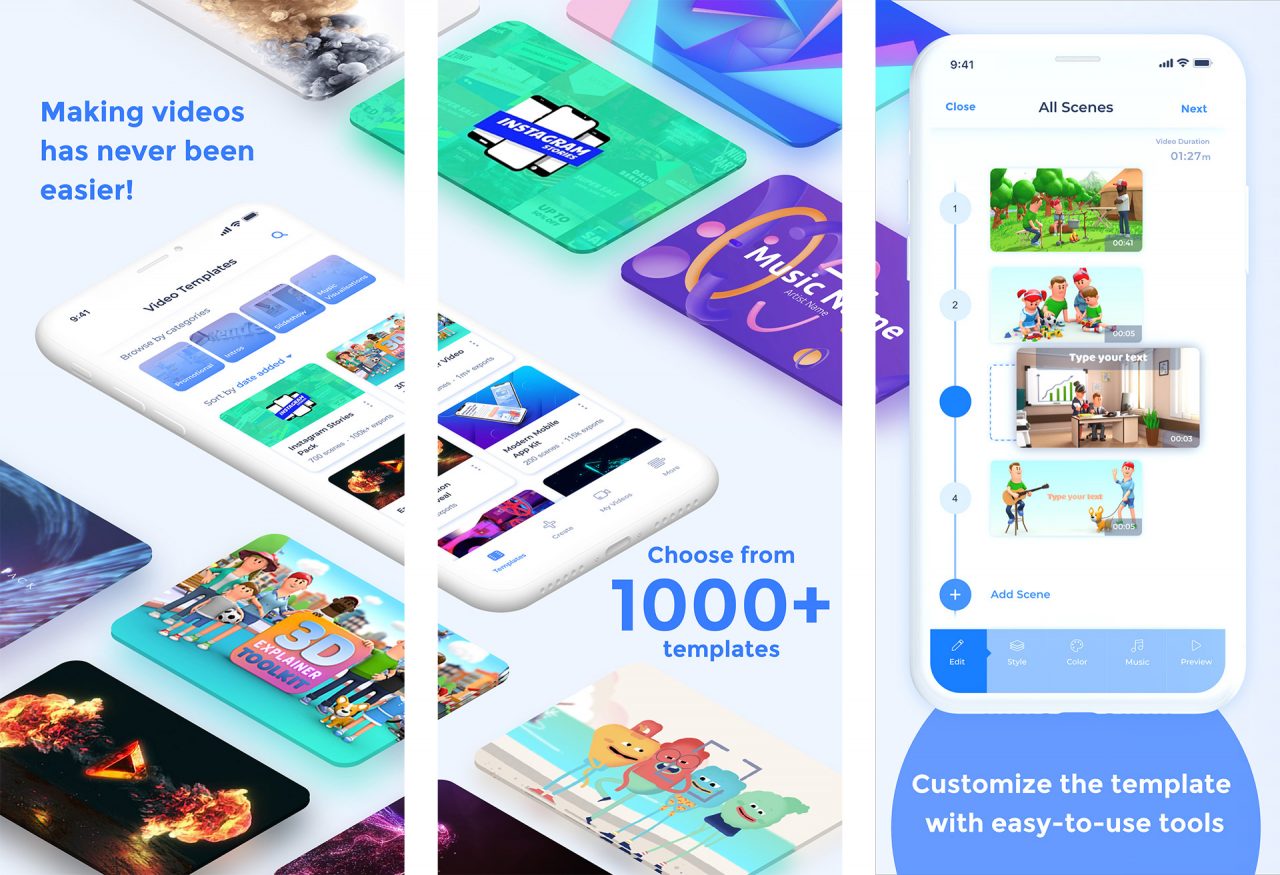 Newly launched Renderforest app enables users to create broadcast quality videos on their iPhones