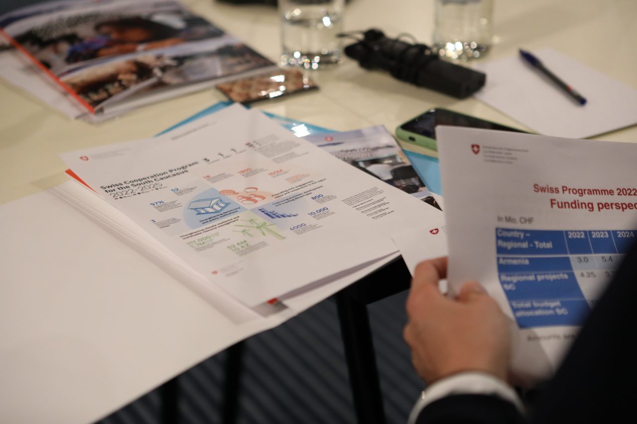 New Swiss Cooperation Programme for the South Caucasus Region 2022-2025: doubled budget for Armenia