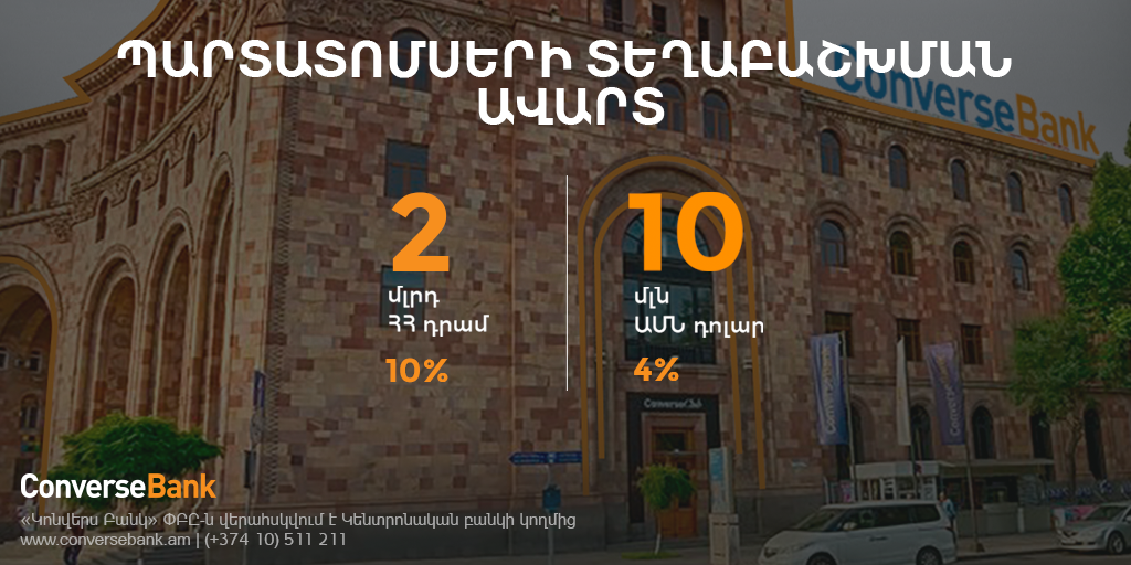 Converse Bank completes distribution of bonds ahead of schedule