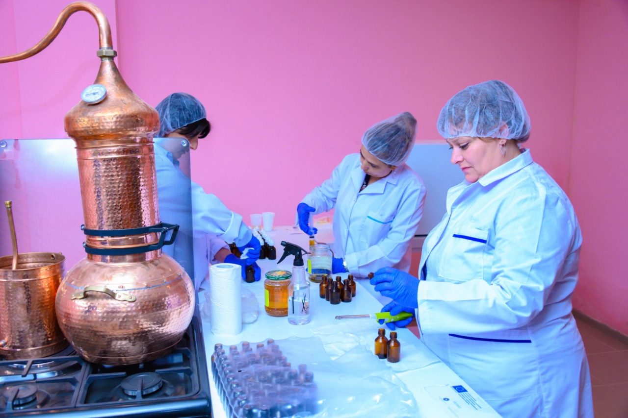 Production of natural vegetable oils was established in Spitak