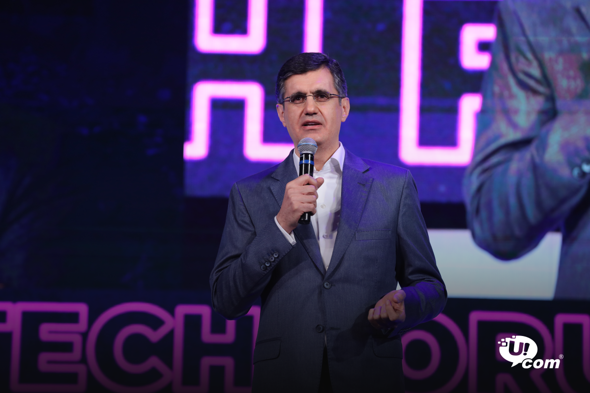 Ralph Yirikian, director general of Ucom, highlights leadership’s crucial role in successful digital transformation at Yerevan Tech Forum 2k23
