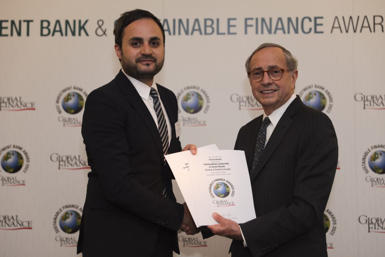 Ameriabank Receives 4 Sustainable Finance Awards from Global Finance