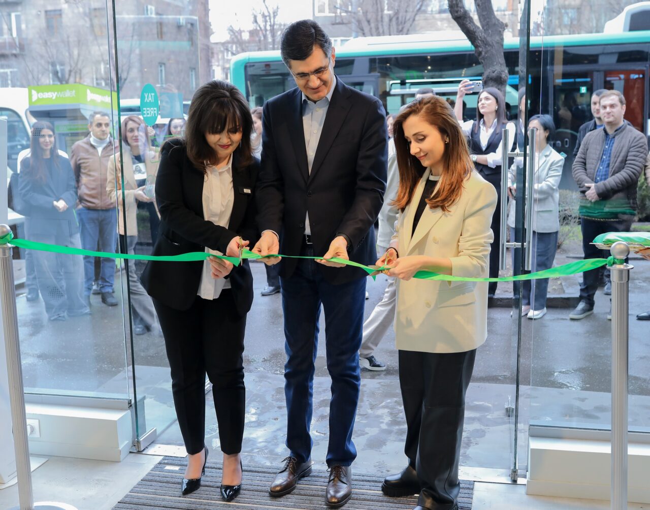 The renovated Ucom sales and service center opened at Komitas 30