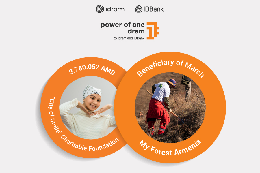 3,780,052 Drams to the City of Smile Fund: The Power of One Dram Will Go to My forest Armenia in March