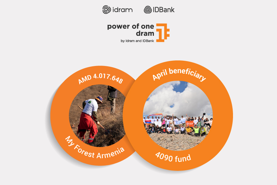 4.017.648 Drams to My Forest Armenia: April Beneficiary of The Power of One Dram is 4090 Foundation