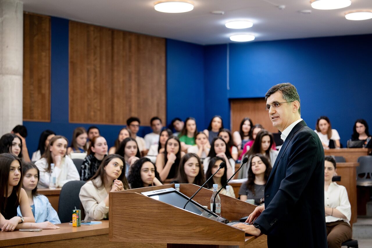 General Director of Ucom gave a lecture at the French University in Armenia