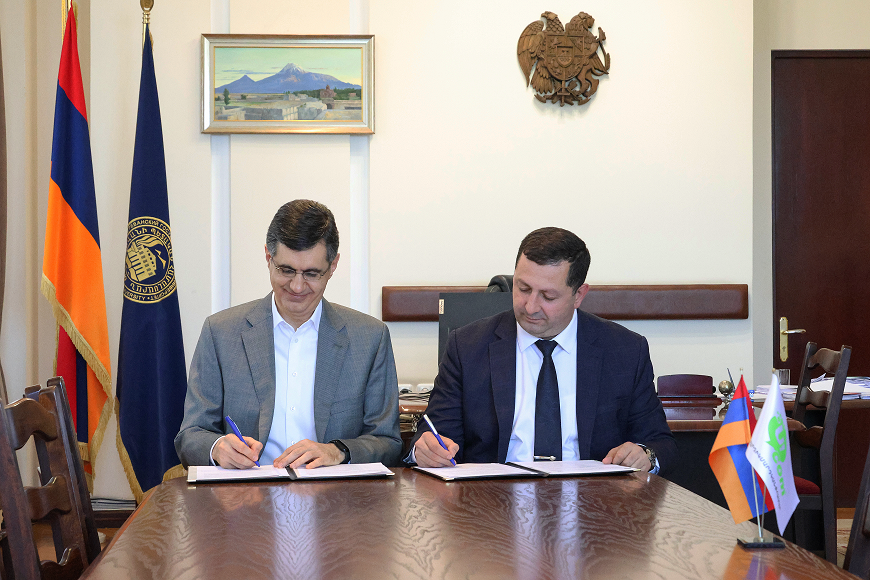 Yerevan State University and Ucom signed a Memorandum of Cooperation