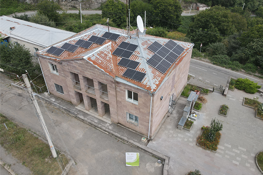 Ucom and SunChild NGO have installed a following solar power plant in Chakaten settlement