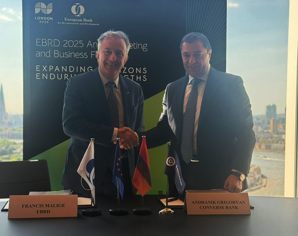 Converse Bank and EBRD sign two loan facilities totaling US$ 8 million to support MSMEs and green projects