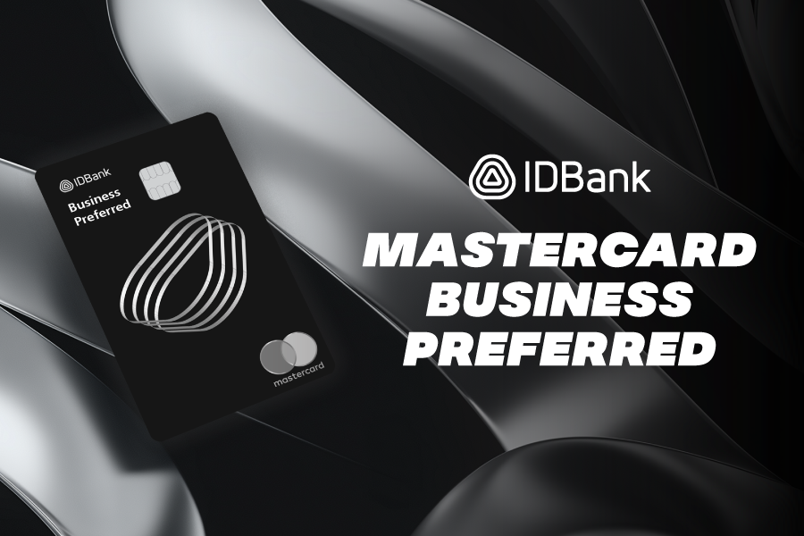 IDBank’s new premium business card – Mastercard Business Preferred