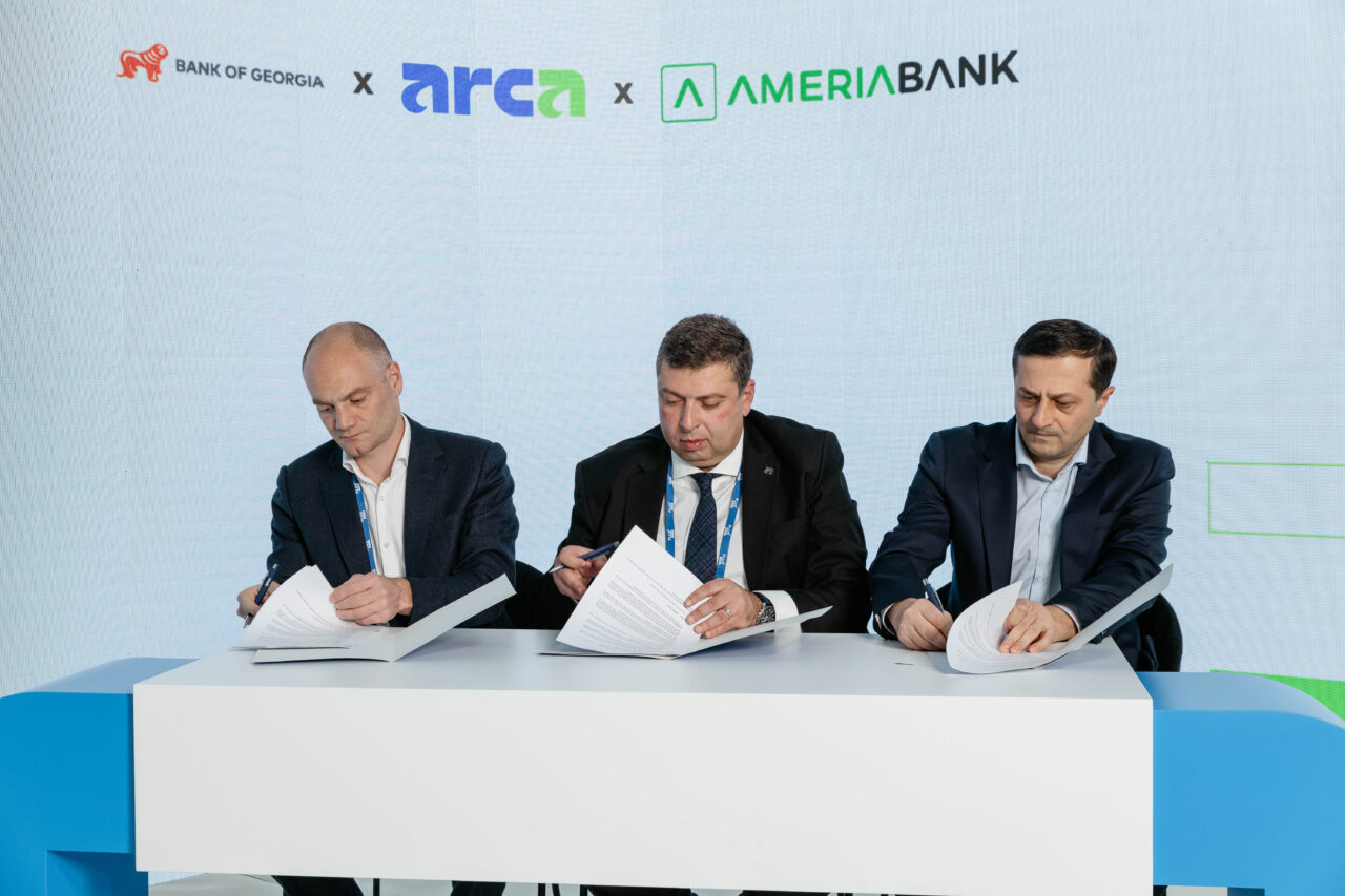Arca National Payment System, Bank of Georgia and Ameriabank Signed a Memorandum of Understanding