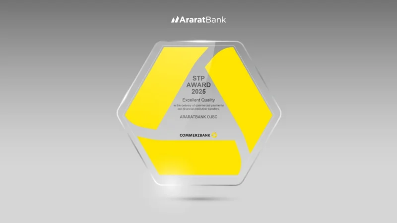 AraratBank Receives STP Excellence Award from Commerzbank AG