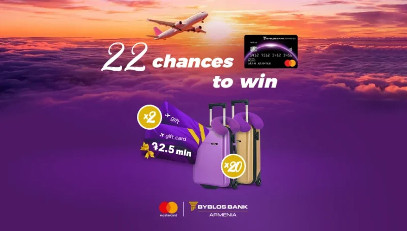 Byblos Bank Armenia launches new exclusive campaign for Mastercard World cardholders