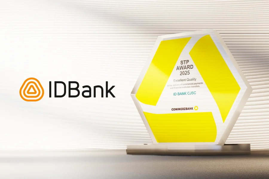 IDBank Receives Commerzbank’s STP Excellence Award 2025