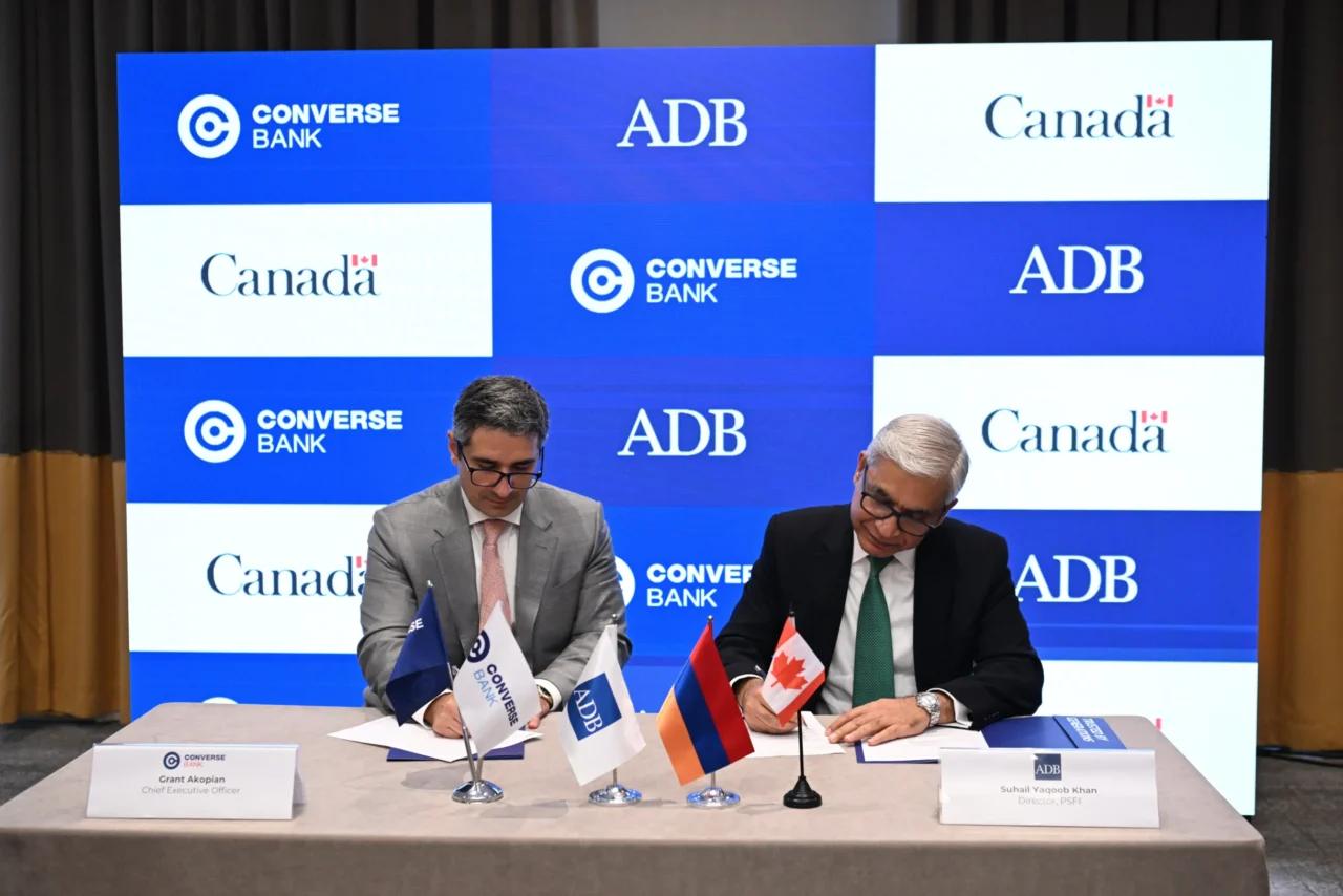 Converse Bank and ADB expand access to MSME and sustainable finance in Armenia