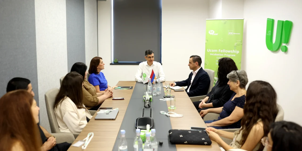Ucom Fellowship Participants Meet Ralph Yirikian at Ucom