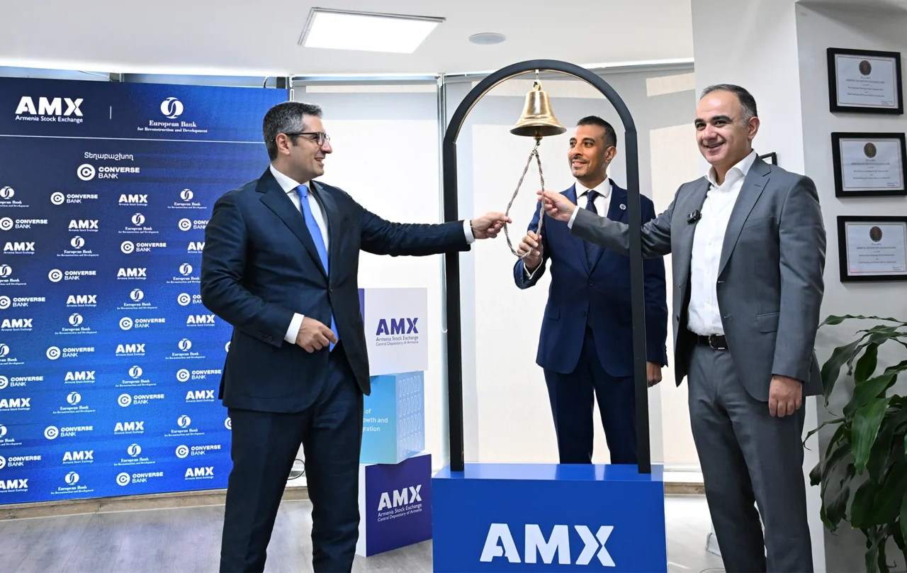 EBRD’s AMD-denominated bonds listed on AMX; Converse Bank acted as underwriter
