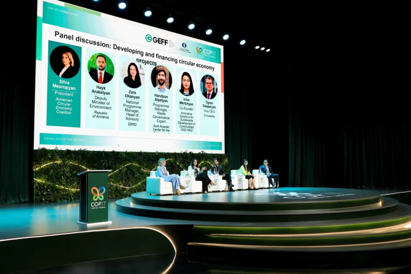 GEFF Armenia highlights circular economy investment opportunities at COP17 in Yerevan 3