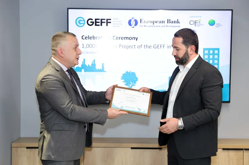 GEFF Armenia celebrates its 1,000th financed project during COP17 3 GEFF Armenia celebrates its 1,000th financed project during COP17 3