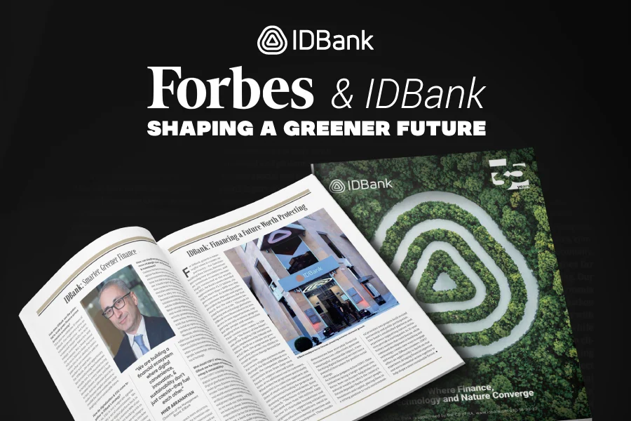 Digital Future and Sustainable Development: IDBank’s Chairman of the Management Board in an Interview with Forbes