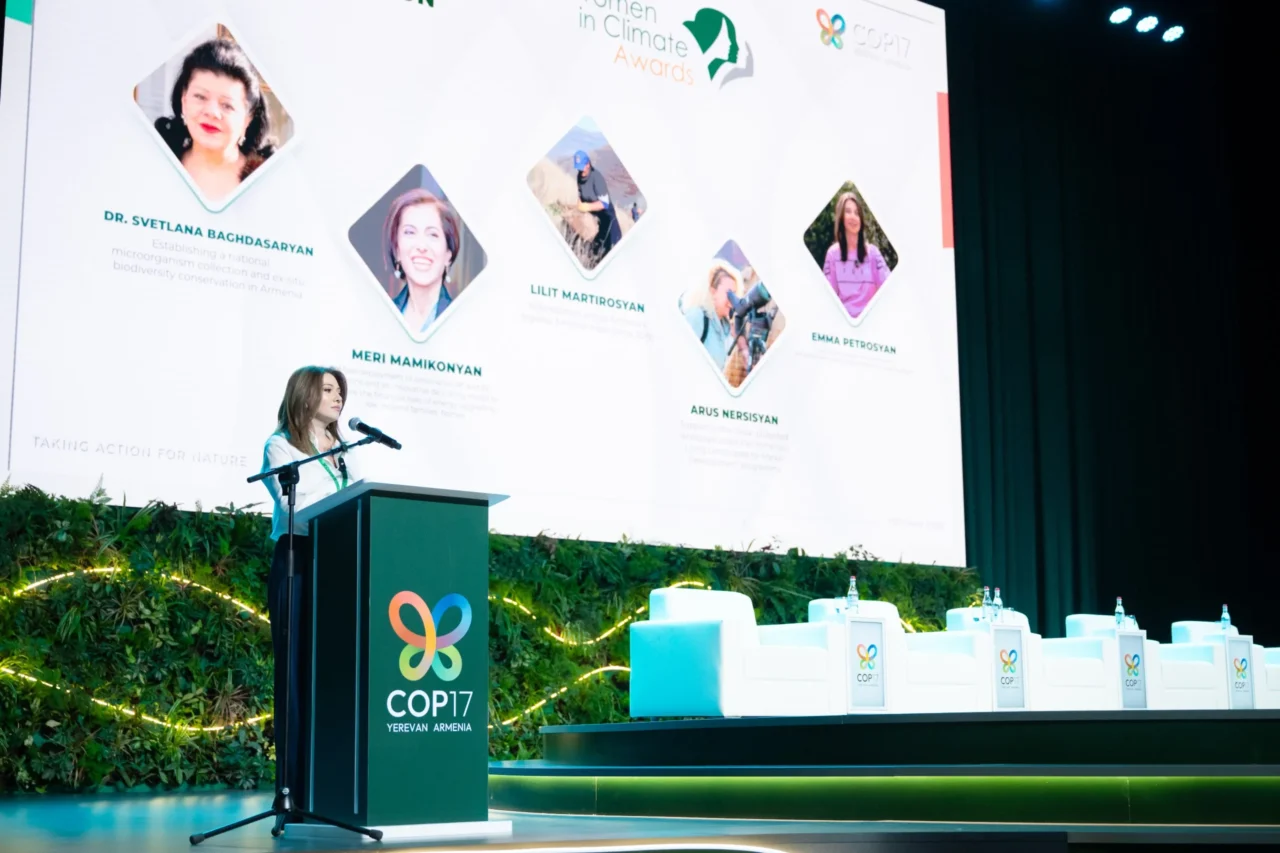 The “Climate Change and Women” Award Ceremony Took Place at COP17: Idram and IDBank